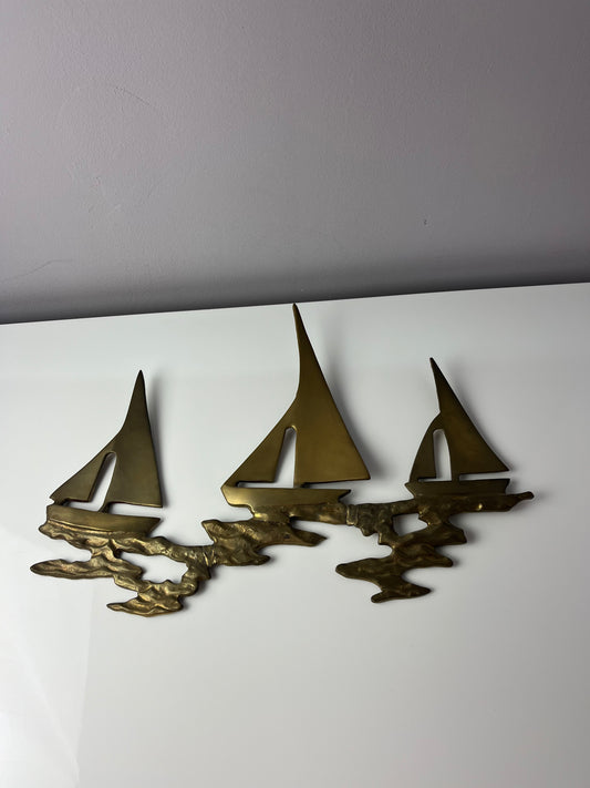 Wanddeko Schiffe Messing aus Dänemark