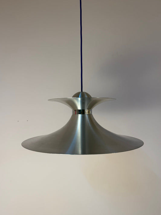 Lamellenlampe silber aus Dänemark