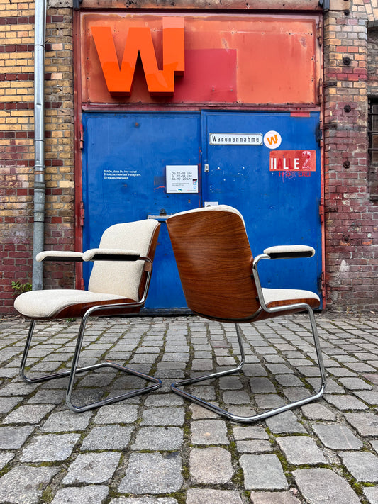 Bürostuhl beige von Martin Stoll für Giroflex