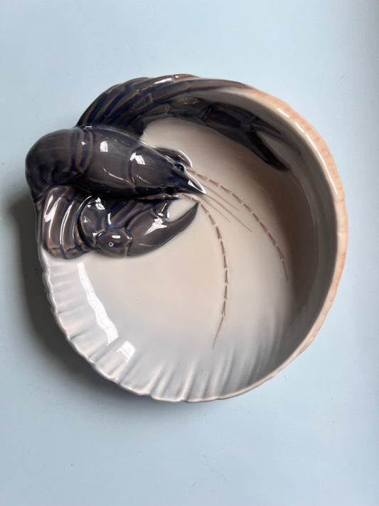 Schale Hummer Typ 3277 ∅ 16,5 cm von Erik Nielsen für Royal Copenhagen