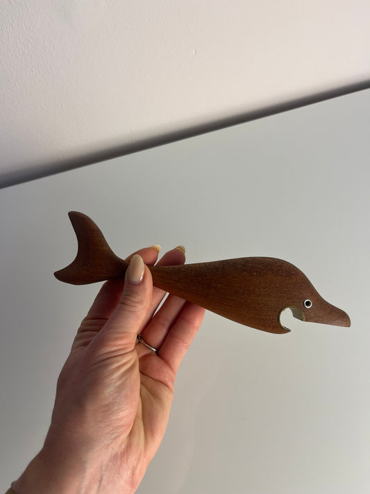Flaschenöffner Fisch Teak aus Dänemark