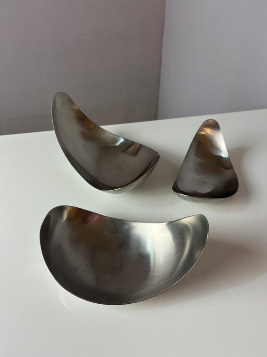 Set: Servierschalen Leaf von Helle Damkjær für Georg Jensen