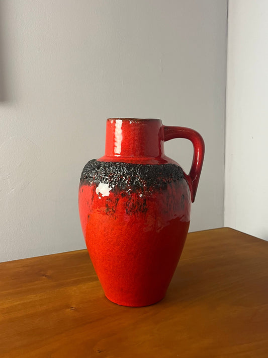 Karaffe 223 Fat Lava rot von Kreutz Keramik