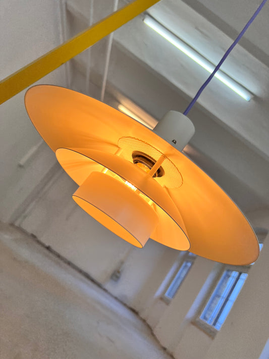 Lamellenlampe Modell Leto cremeweiß von Top Lamper