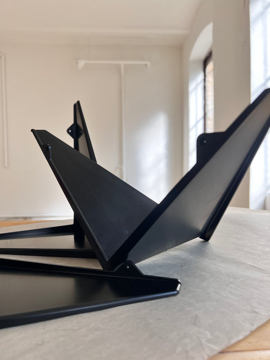 Set: 3x Regal "Butterfly" schwarz von Paul Cadovius