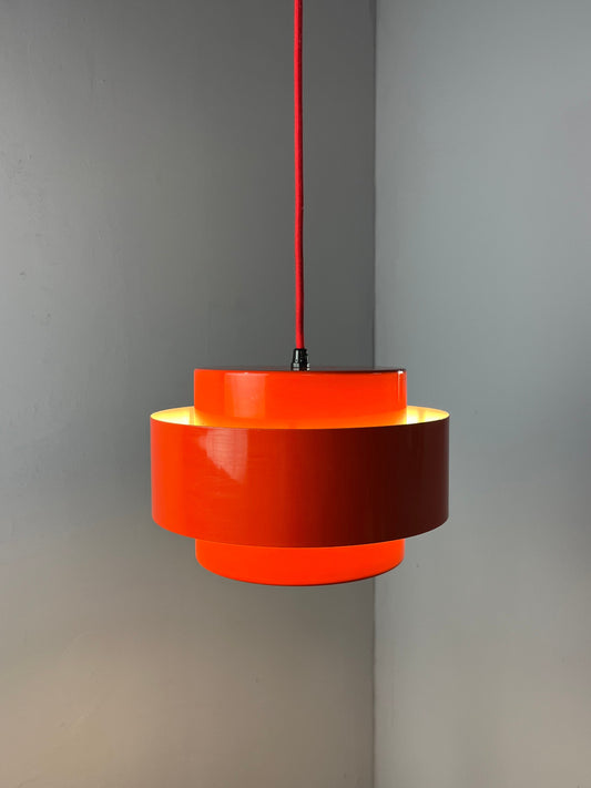Lamellenlampe Juno rot von Jo Hammerborg für Fog & Mørup
