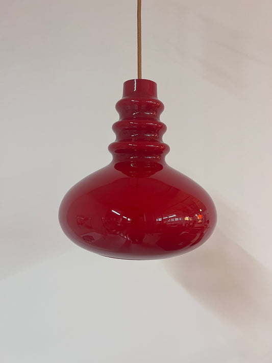 Hängelampe rot Glas von Peill & Putzler