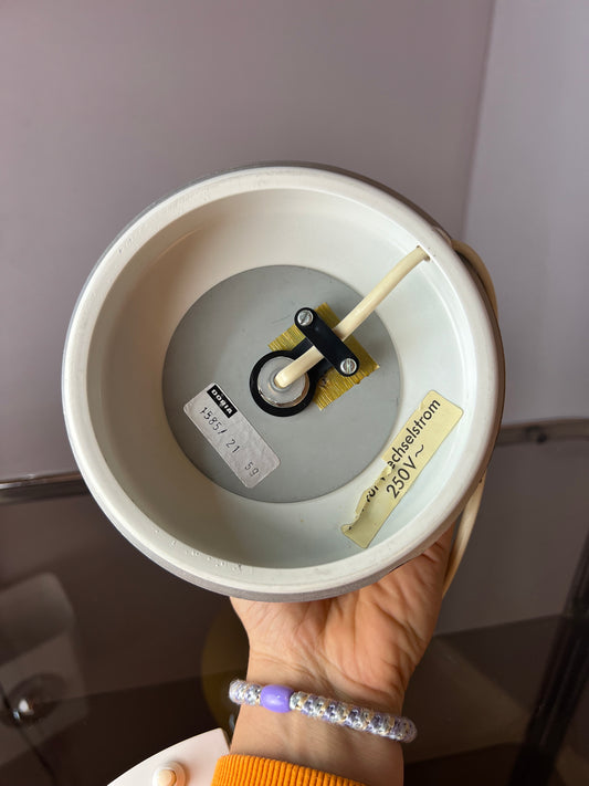 Tischlampe gelb Glas von Doria