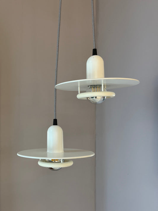 Hängelampe Optima weiß von Hans Due für Fog & Mørup