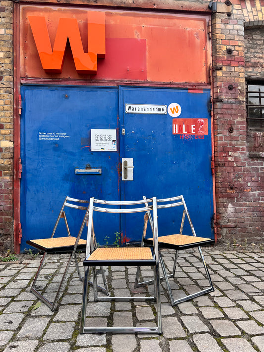 Klappstuhl Chrom von Arrben Italien