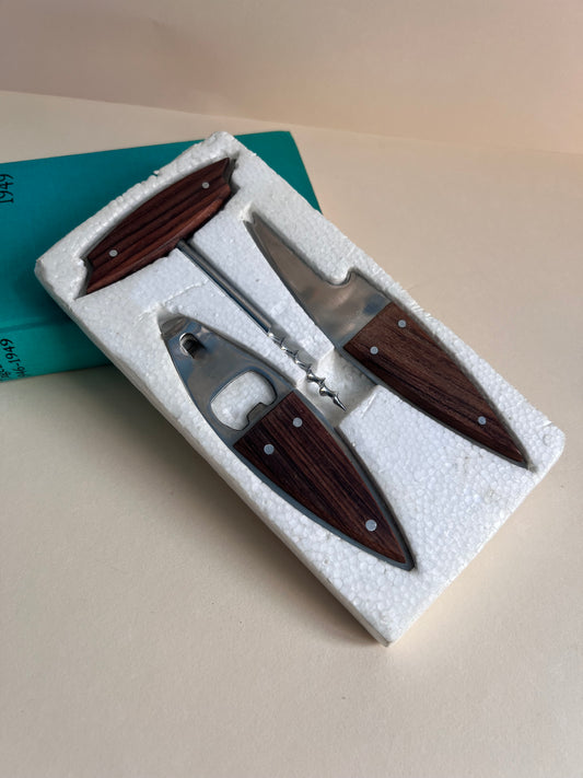 Barset mit Flaschenöffner in Originalverpackung aus Dänemark