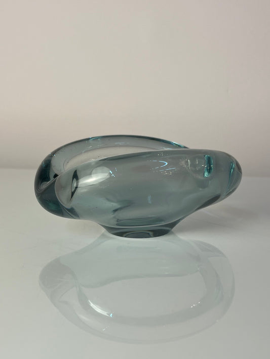 Aschenbecher hellblau Glas von Per Lütken von Holmegaard