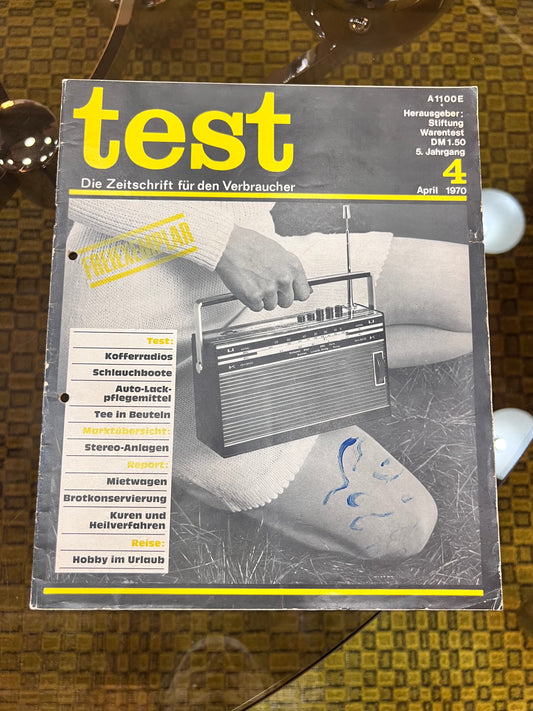 Stiftung Warentest Zeitschrift April 1970