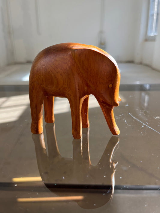 Holzfigur Elefant