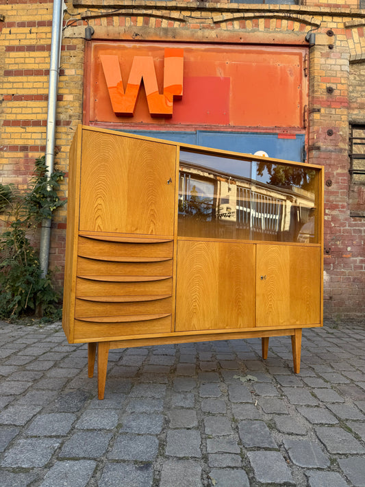 Highboard Typ 602/G Esche von Franz Ehrlich für Hellerau