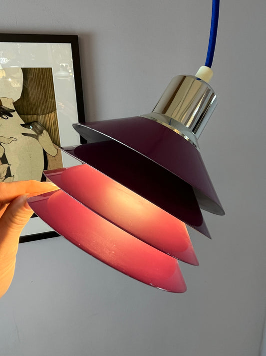 Lamellenlampe Himbeer von Design Light