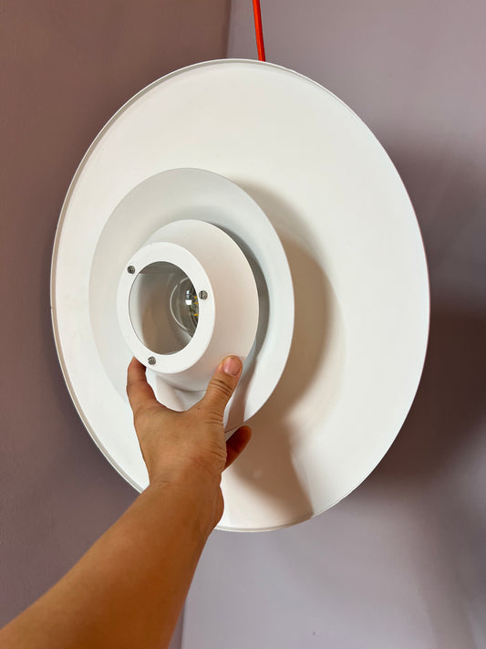 Lamellenlampe weiß von Design Light