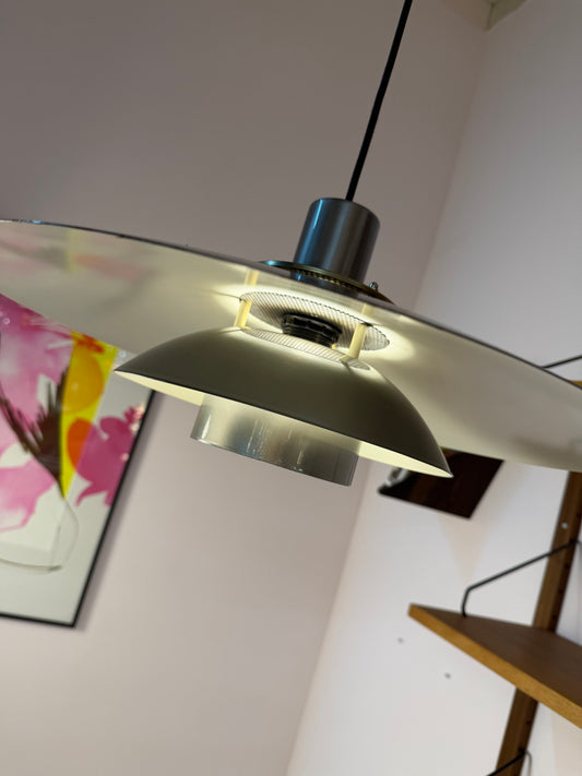 Lamellenlampe Leto silber kupfer von Top Lamper