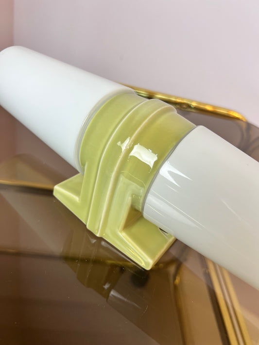 Wandlampe Modell 6060 pastellgrün von Sigvard Bernadotte für Ifö