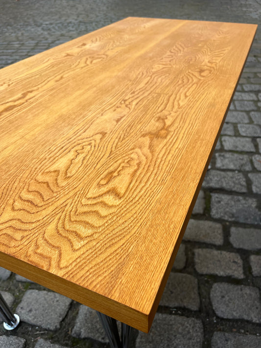 Klubtisch 602/V Esche von Franz Ehrlich für Hellerau UPCYCLING