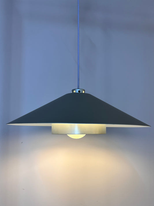 Hängelampe silber Aluminium von J. Raschou für Fog & Mørup