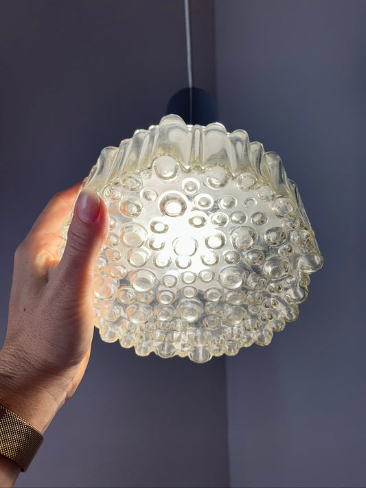 Pendelleuchte Modell P105 Klarglas Chrom von STAFF