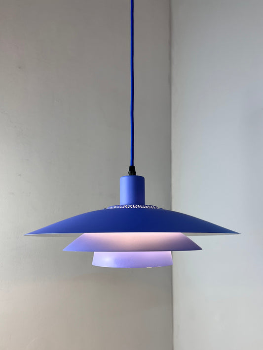 Lamellenlampe Donau blau von JEKA