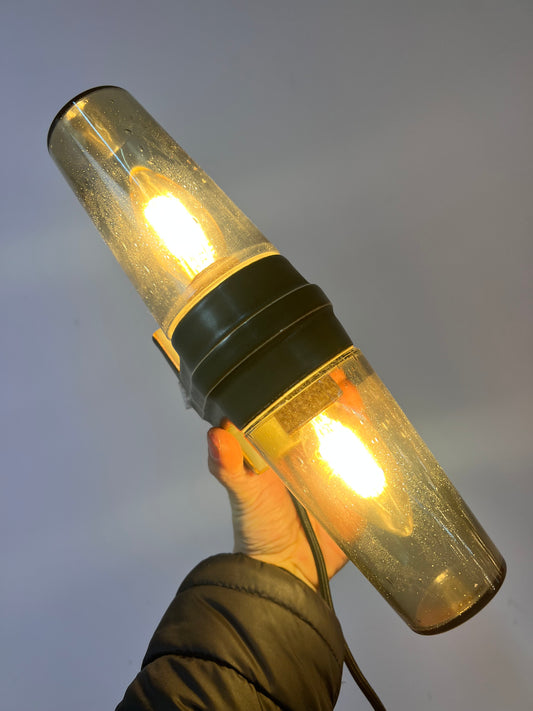 Wandlampe Modell 6060 Rauchglas von Sigvard Bernadotte für Ifö