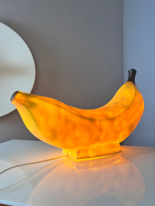 Tischlampe Popart Banane von Heico 70er West Germany