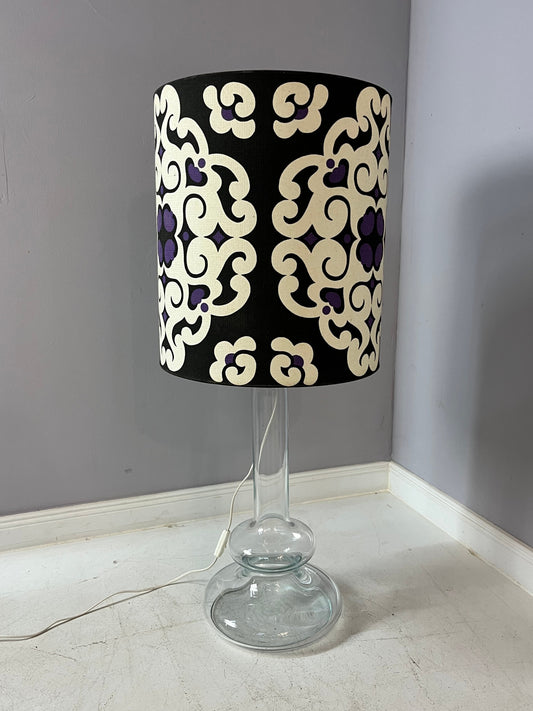 Stehlampe Plaza mit transparentem Glasfuß von Michael Bang für Holmegaard