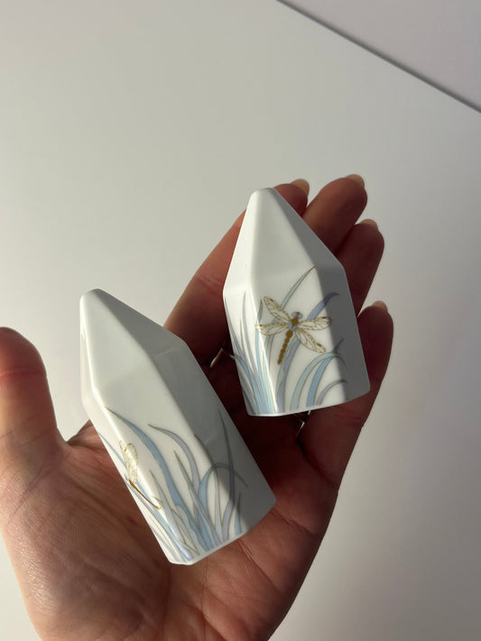 Set: Salz- & Pfefferstreuer Polygon Libelle von Tapio Wirkkala für Rosenthal Studio Line