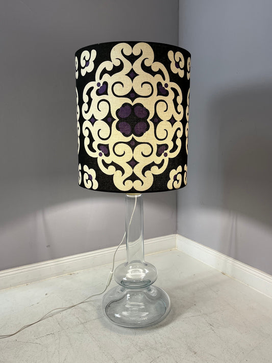 Stehlampe Plaza mit transparentem Glasfuß von Michael Bang für Holmegaard