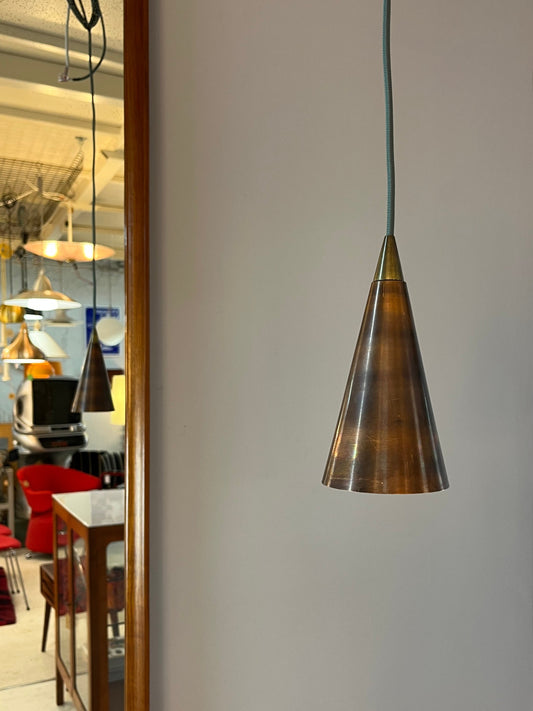 Hängelampe Kupfer aus Dänemark