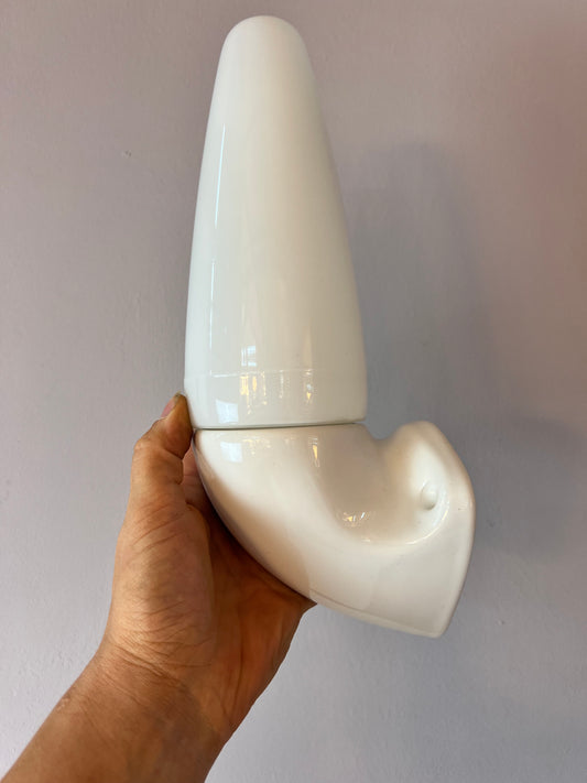 Wandlampe Modell 6035 weiß von Sigvard Bernadotte für Ifö