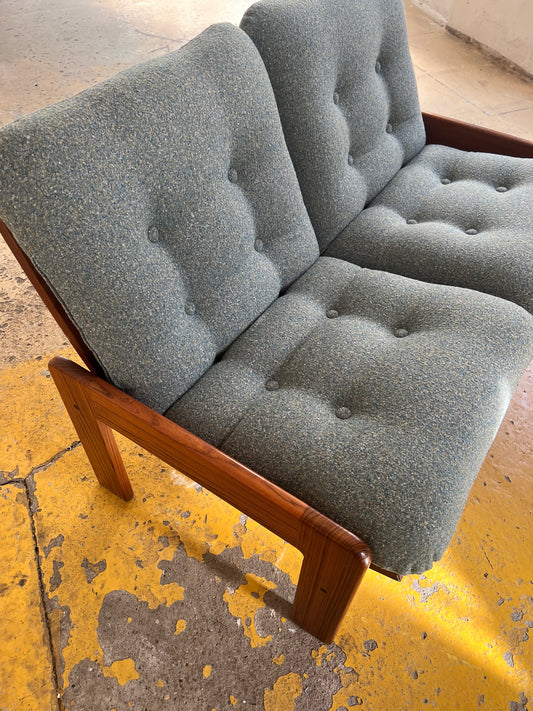 Sofa grau von Yngve Ekström für Swedese