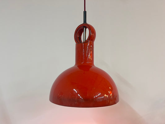 Hängelampe rot Keramik