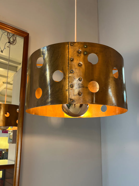 Hängelampe Kupfer aus Dänemark