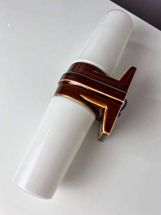 Wandlampe Modell 6060 braun von Sigvard Bernadotte für Ifö