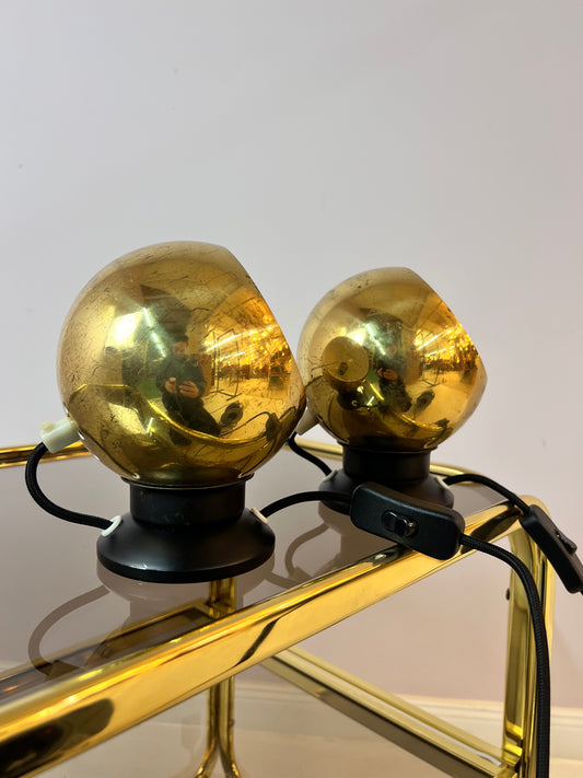 Set: 2x Kugellampe gold von Horn