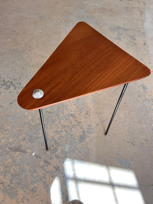 Beistelltisch Dreieck Teak aus Dänemark