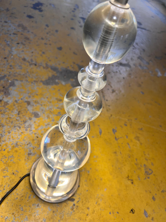 hohe Tischlampe 70er Jahre