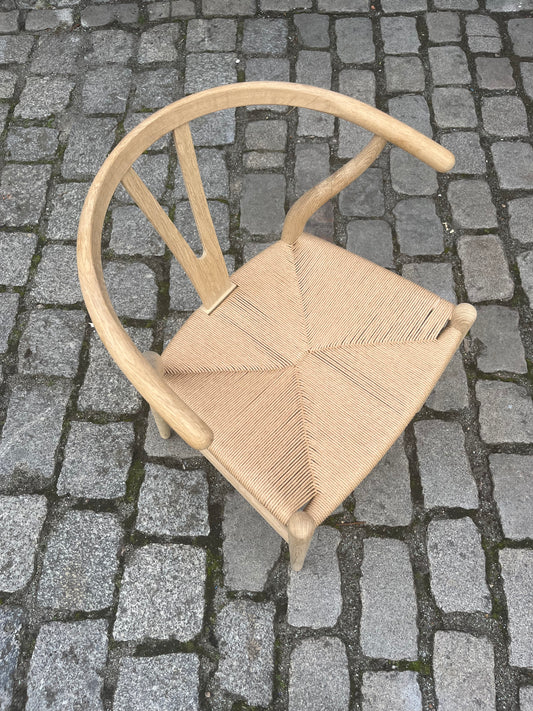 Wishbone Chair Modell CH24 Eiche geseift von Hans J. Wegner für Carl Hansen & Søn