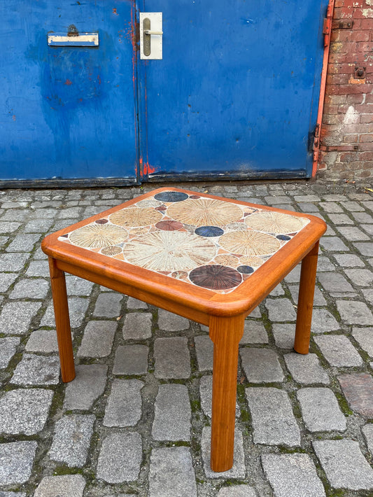 Couchtisch Teak Fliesen von Tue Poulsen für Haslev