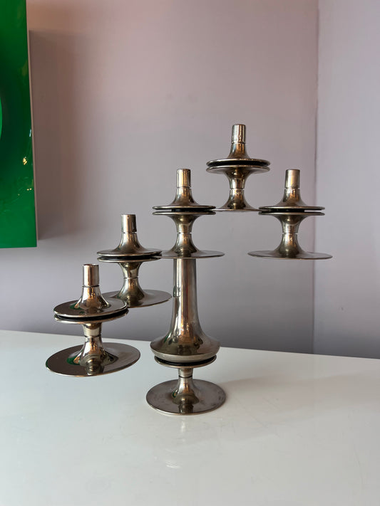 Set: Kerzenständer von Hans Nagel für BMF