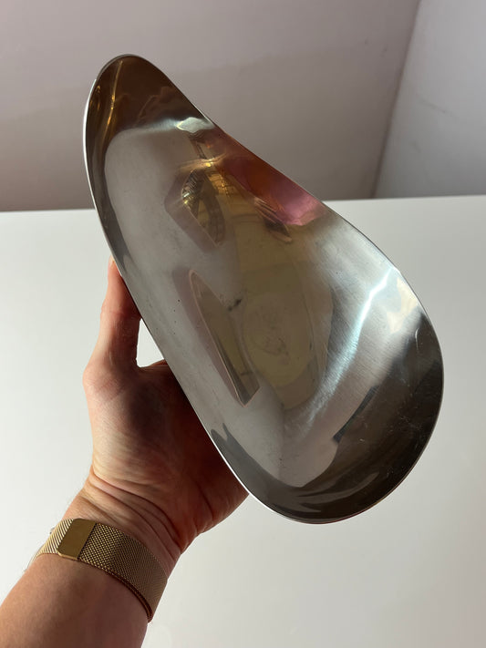 Servierschalen Leaf groß von Helle Damkjær für Georg Jensen