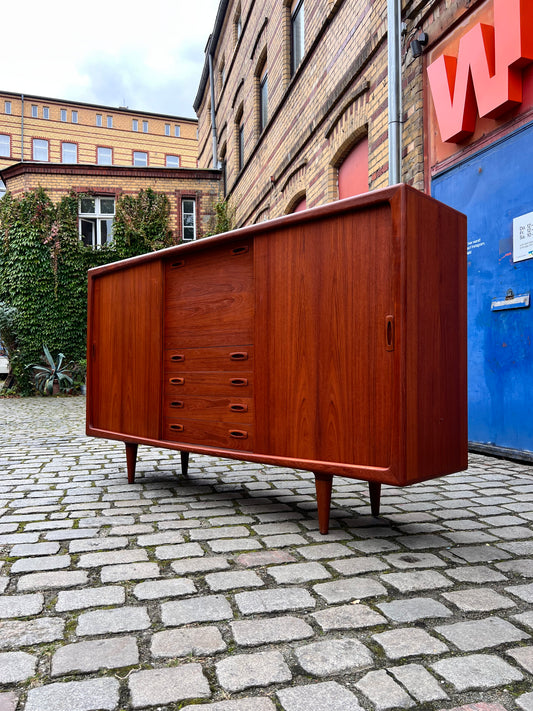XXL Highboard Teak von H.P. Hansen aus Dänemark