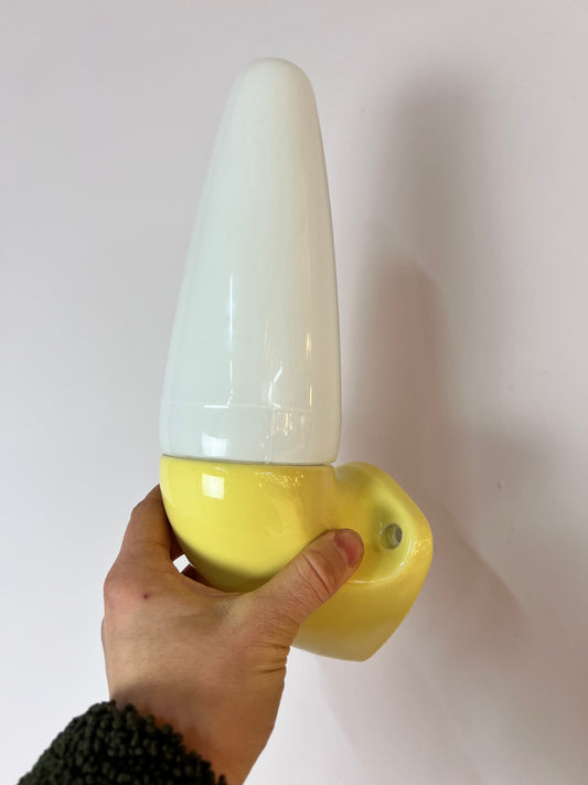 Set: 2x Wandlampe Modell 6035 gelb von Sigvard Bernadotte für Ifö