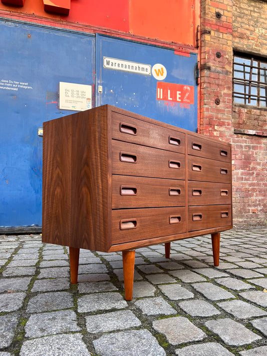 Doppelkommode Nussbaum von Carlo Jensen für Poul Hundevad