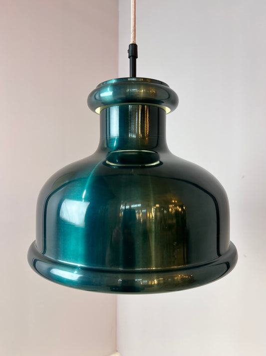 Hängelampe Country Line metallic grün von Sidse Werner für Holmegaard