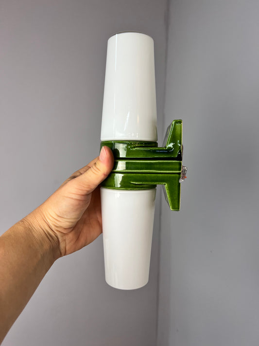 Wandlampe Modell 6060 grün von Sigvard Bernadotte für Ifö